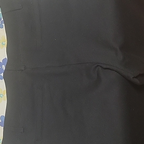 Quince Ultra Stretch Ponte Straight Leg Pants in Black - medium petite - Picture 8 of 11